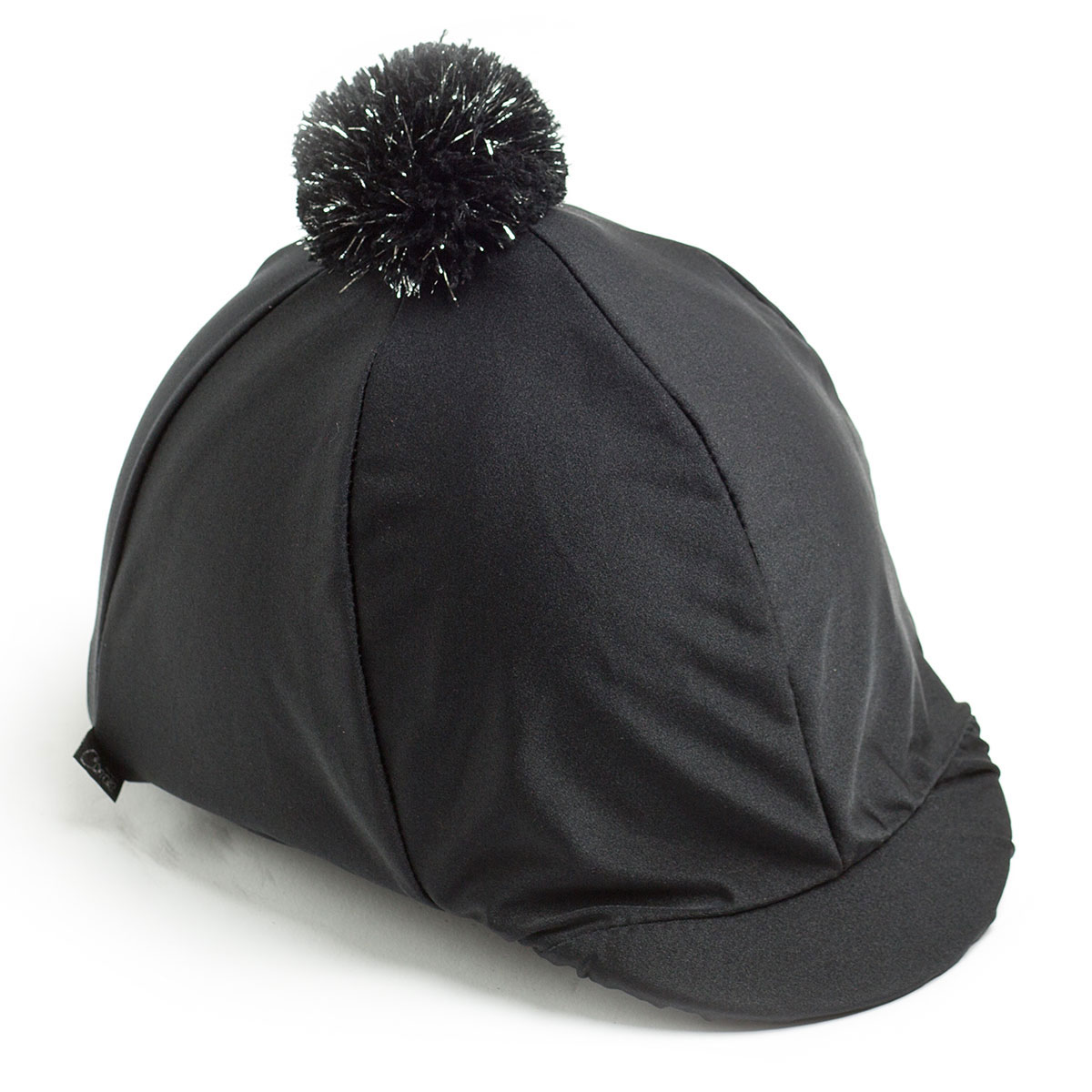 Carrots Plain Black Over Peak Hat Cover 